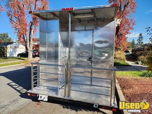 2025 Food Trailer Kitchen Food Trailer Stainless Steel Wall Covers California for Sale