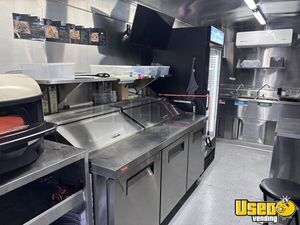 2025 Food Trailer Pizza Trailer Diamond Plated Aluminum Flooring Texas for Sale