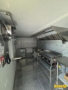 2025 Homade Kitchen Food Trailer Diamond Plated Aluminum Flooring Florida for Sale