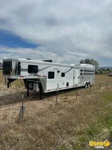 2025 Horse Trailer Stock Trailer With Living Quarters Generator Idaho for Sale