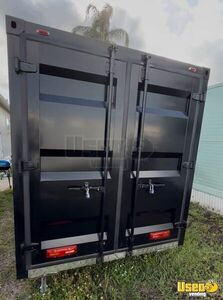 2025 Kitchen Food Trailer Diamond Plated Aluminum Flooring Florida for Sale
