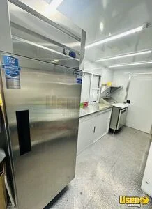 2025 Kitchen Food Trailer Diamond Plated Aluminum Flooring Idaho for Sale