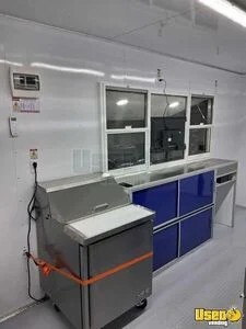 2025 Kitchen Food Trailer Kitchen Food Trailer Diamond Plated Aluminum Flooring Colorado for Sale