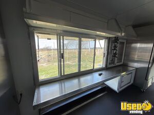 2025 Kitchen Food Trailer Prep Station Cooler Texas for Sale