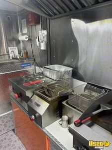 2025 Kitchen Food Trailer Prep Station Cooler Texas for Sale