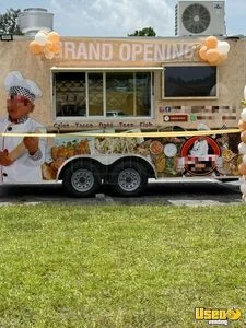 2025 Kitchen Food Trailer Removable Trailer Hitch Florida for Sale