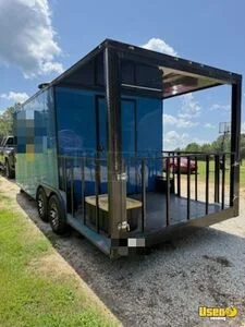 2025 Kitchen Trailer Barbecue Food Trailer Stainless Steel Wall Covers Alabama for Sale