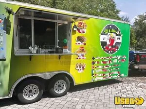 2025 Kitchen Trailer Kitchen Food Trailer Air Conditioning Florida Gas Engine for Sale