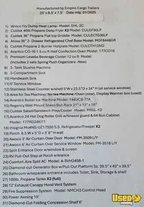 2025 Kitchen Trailer Kitchen Food Trailer Deep Freezer Florida for Sale