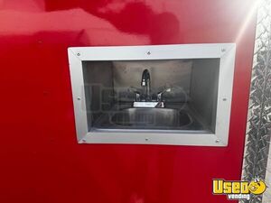 2025 Kitchen Trailer Kitchen Food Trailer Diamond Plated Aluminum Flooring Florida for Sale