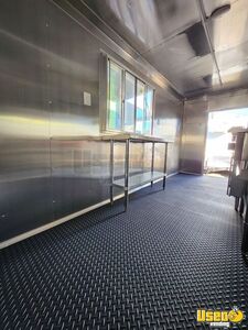 2025 Kitchen Trailer Kitchen Food Trailer Diamond Plated Aluminum Flooring Florida for Sale