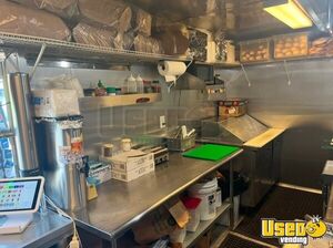 2025 Kitchen Trailer Kitchen Food Trailer Diamond Plated Aluminum Flooring Florida for Sale