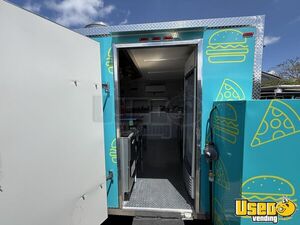 2025 Kitchen Trailer Kitchen Food Trailer Diamond Plated Aluminum Flooring Florida for Sale