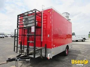 2025 Kitchen Trailer Kitchen Food Trailer Diamond Plated Aluminum Flooring Ohio for Sale