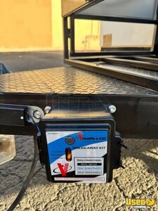 2025 Kitchen Trailer Kitchen Food Trailer Diamond Plated Aluminum Flooring Texas for Sale