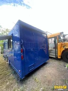 2025 Kitchen Trailer Kitchen Food Trailer Diamond Plated Aluminum Flooring Texas for Sale