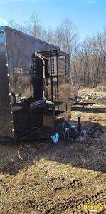 2025 Kitchen Trailer Kitchen Food Trailer Diamond Plated Aluminum Flooring Virginia for Sale