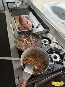 2025 Kitchen Trailer Kitchen Food Trailer Reach-in Upright Cooler Texas for Sale