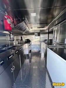 2025 Kitchen Trailer Kitchen Food Trailer Stainless Steel Wall Covers Florida for Sale
