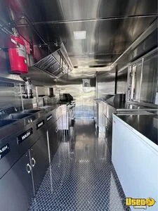 2025 Kitchen Trailer Kitchen Food Trailer Stainless Steel Wall Covers Florida for Sale