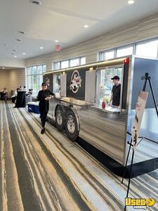 2025 Kitchen Trailer Kitchen Food Trailer Stainless Steel Wall Covers Michigan for Sale