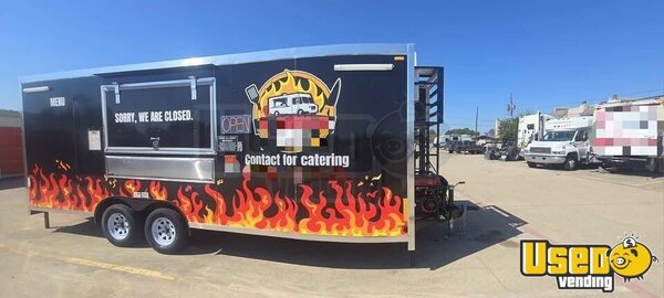 2025 Kitchen Trailer Kitchen Food Trailer Texas for Sale
