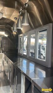 2025 Mirror Stainless Steel Airstream Kitchen Food Trailer Generator Florida for Sale