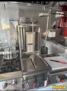 2025 Nurman Kitchen Food Trailer Diamond Plated Aluminum Flooring Florida for Sale