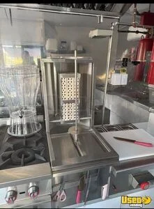 2025 Nurman Kitchen Food Trailer Diamond Plated Aluminum Flooring Florida for Sale