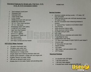 2025 Sa7x12 Snowball Trailer Interior Lighting Wisconsin for Sale
