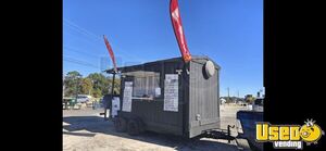 2025 - 22' Barbecue Food Concession Trailer with BBQ Smoker Pit + Porch for Sale in Georgia!