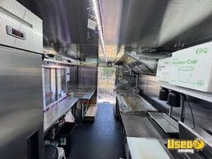 2025 Trailer Kitchen Food Trailer Diamond Plated Aluminum Flooring Florida for Sale