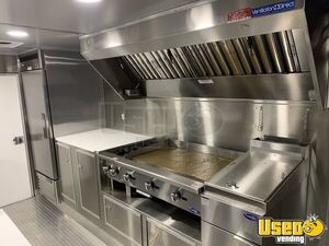 2026 16 Foot Concession Trailer Kitchen Food Trailer Stainless Steel Wall Covers California for Sale