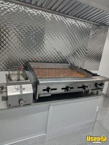 2026 16x8 Kitchen Food Trailer Diamond Plated Aluminum Flooring Texas for Sale