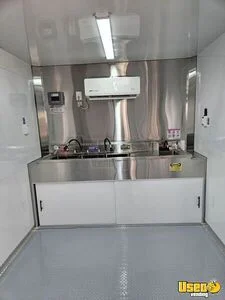 2026 20x8 New Build Food Trailer Diamond Plated Aluminum Flooring Texas for Sale