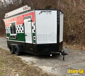 2026 7x14 Kitchen Food Trailer Exterior Customer Counter Kentucky for Sale