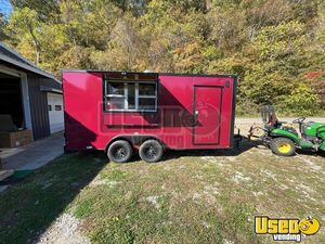NEW - 2026 7' x 16' Quality Cargo Hot Dog Food Concession Trailer for Sale in Kentucky!