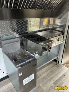 2026 7x16 Kitchen Food Trailer Stainless Steel Wall Covers Florida for Sale