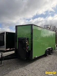 2026 8.5x16 Kitchen Food Trailer Concession Window Ohio for Sale