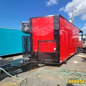2026 8.5x22 8ft Porch Kitchen Food Trailer Florida for Sale