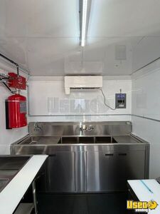 2026 8.5x22 Kitchen Food Trailer Diamond Plated Aluminum Flooring Texas for Sale