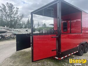 2026 8.5x22ta Concession Trailer Diamond Plated Aluminum Flooring Florida for Sale