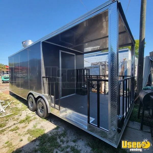 2026 8.5x24 Porch Kitchen Food Trailer Florida for Sale
