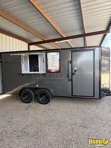 LIKE NEW - 2026 7' x 16' Smoothie Food Concession Trailer Mobile Vending Unit for Sale in Texas!