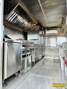 2026 Ca16x8 Kitchen Food Trailer Diamond Plated Aluminum Flooring Texas for Sale