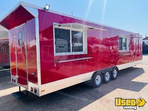 2026 Exp30x8 Kitchen Food Concession Trailer Kitchen Food Trailer Stainless Steel Wall Covers Texas for Sale