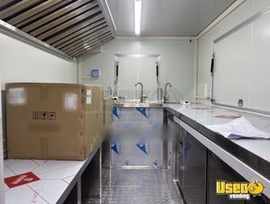 2026 Food Trailer Kitchen Food Trailer Stainless Steel Wall Covers California for Sale