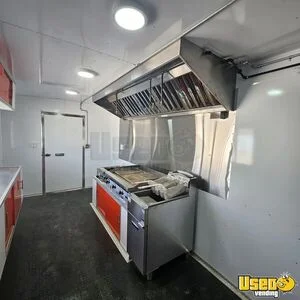 2026 Kitchen Food Trailer New Build Food Trailer Diamond Plated Aluminum Flooring Texas for Sale