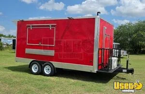 NEW - 2025 8' x 16' Kitchen Food Trailer with Fire Suppression w/ HCD Insignia for Sale in Texas!