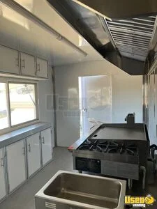 2026 Kitchen Trailer New Build Food Trailer Diamond Plated Aluminum Flooring Texas for Sale